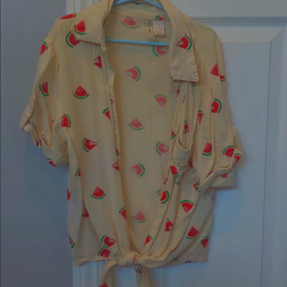 cute watermelon flannel shirt ❤️ 🍉